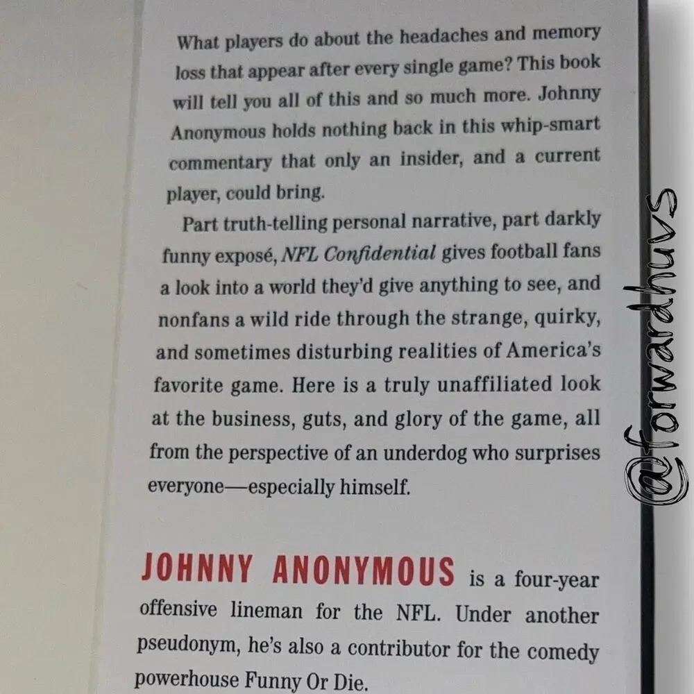 NFL Confidential: True Confessions from the Gutter of Football